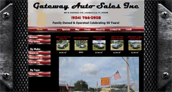 Desktop Screenshot of gatewayautosalesjax.com